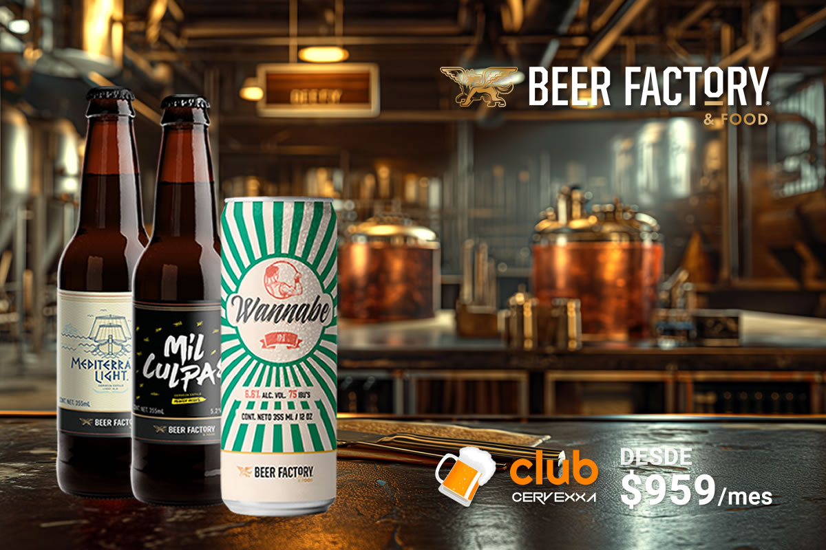 Beer Factory disponible en Cervexxa